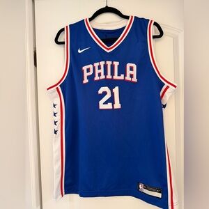 Boys Philadelphia Basketball Embid 21 Jersey